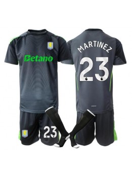Aston Villa Emiliano Martinez #23 Målvakt Replika Hemmakläder Barn 2025-26 Kortärmad (+ byxor)